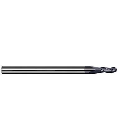 Harvey Tool 0.0400 in. Cutter dia. x 0.0600 in. Carbide Ball End Mill for Exotic Alloys, 4 Flutes 814540-C6